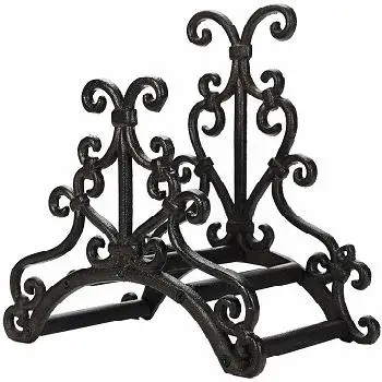 GARDEN DECORATIVE FLOWER DESIGN HOSE HOLDER CAST IRON HOSE HOLDER METAL HANDICRFT WALL MOUNTED CAST IRON DECORATIVE HOSE HOLDER