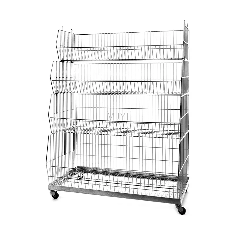 Shop Offer Bin Stackable Storage Baskets Retail Dump Bins