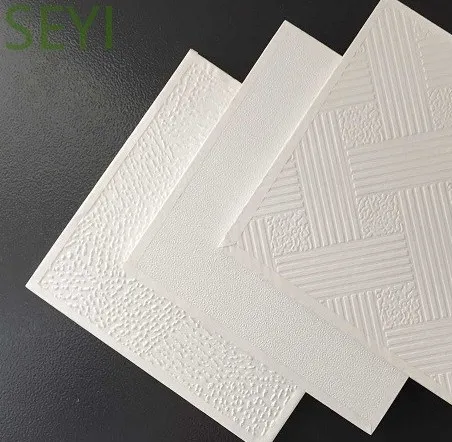 Acoustic False Ceiling Tiles Pvc Gypsum Board Decoration Ceilings