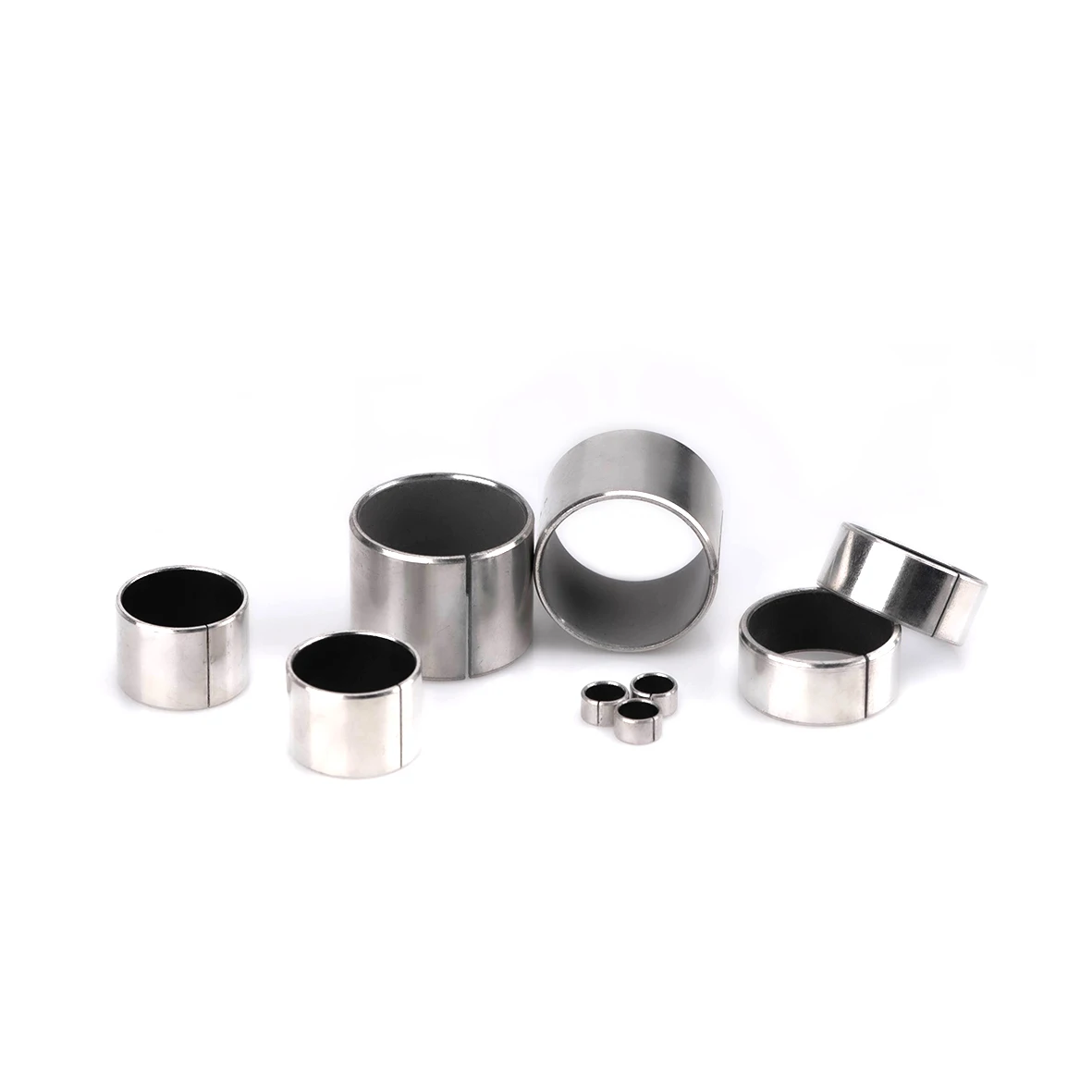 Customized Metal Sleeve Oilless DU Self Lubricating Steel Bushing Bearing for Machine