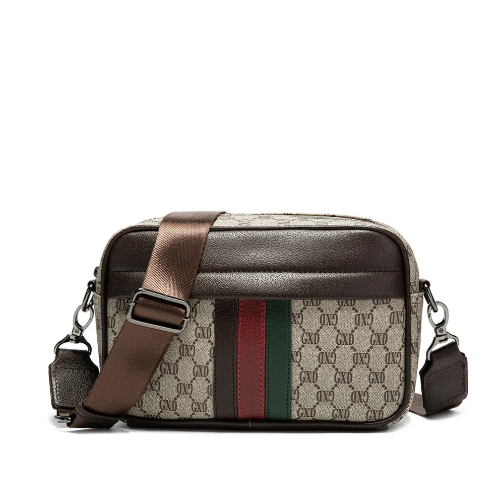 High Quality Purses  Handbag Pu Leather Fashion Shoulder Bag Mens Sling Bag Crossbody Bag