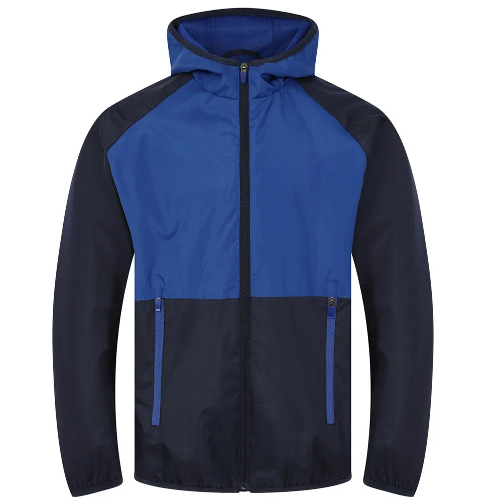 OEM / ODM Jacket Custom Embroidery Logo Windbreaker Jacket Basketball Coaches Jackets Waterproof