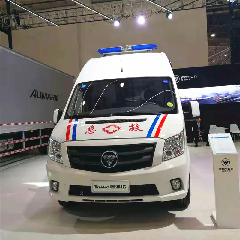 chinese cheapest LHD petrol engine inflatable car mobile dental clinic 4WD ambulance sales in Vietnam