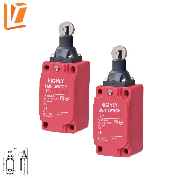EP-2-5-32 Roller plunger type elevator door contact limit switch