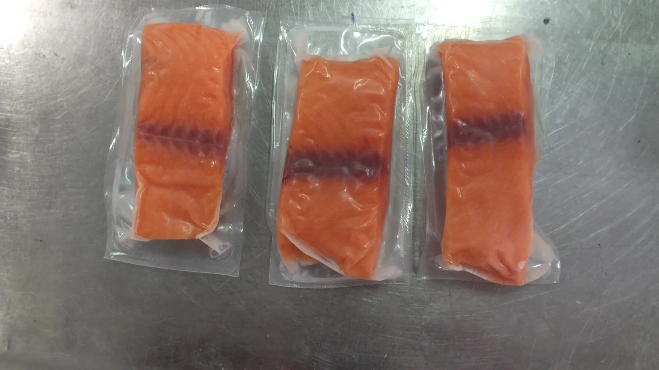 Сделано в Чили замороженный Атлантический Лосось без кожицы PBO часть 6 унций нм IVP основной Улучшенный