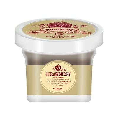 SKIN FOOD black sugar strawberry mask wash off 100g