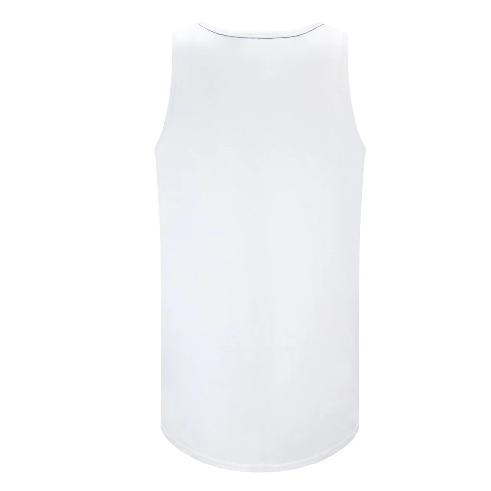 Создайте свой собственный хлопковый простая майка для бодибилдинга фитнеса спортзала Мужская Спортивная