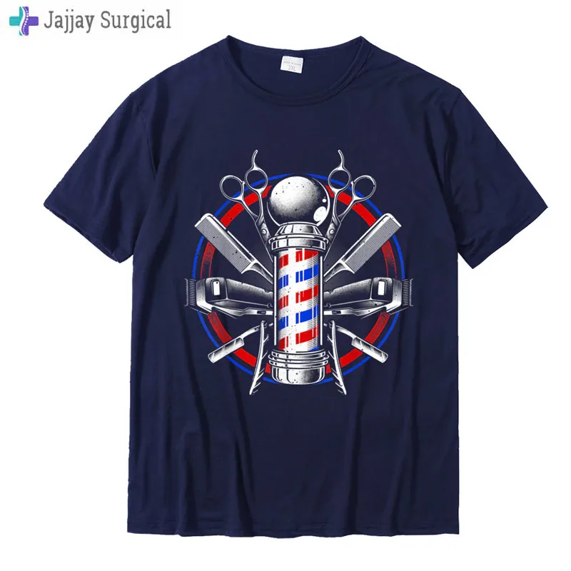 Забавный парикмахерский подарок для мужчины Парикмахерская поло инструменты стилист Мужская футболка смешной дизайн топы хлопковые рубашки