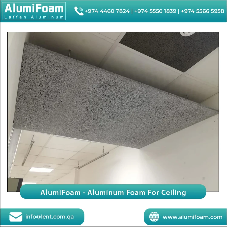 Best Quality Ultra Light High Quality Aluminum Foam Wall Panel for Ceiling from Qatar Manufacturer