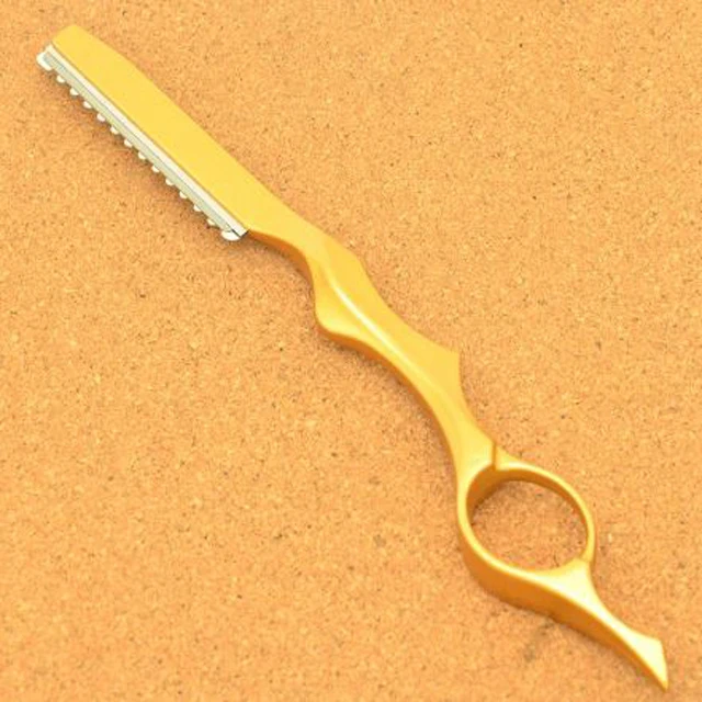 1Pcs Stainless Steel Professional Sharp Barber Razor Blade Hair Razors Cut Hair Cutting Thinning Knife Salon Tools women razor