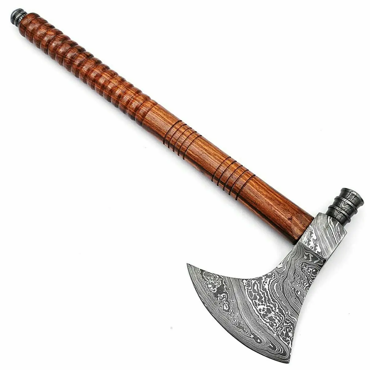 Custom Handmade Damascus Steel Viking Axe Bearded Axe Hot Sale Axe