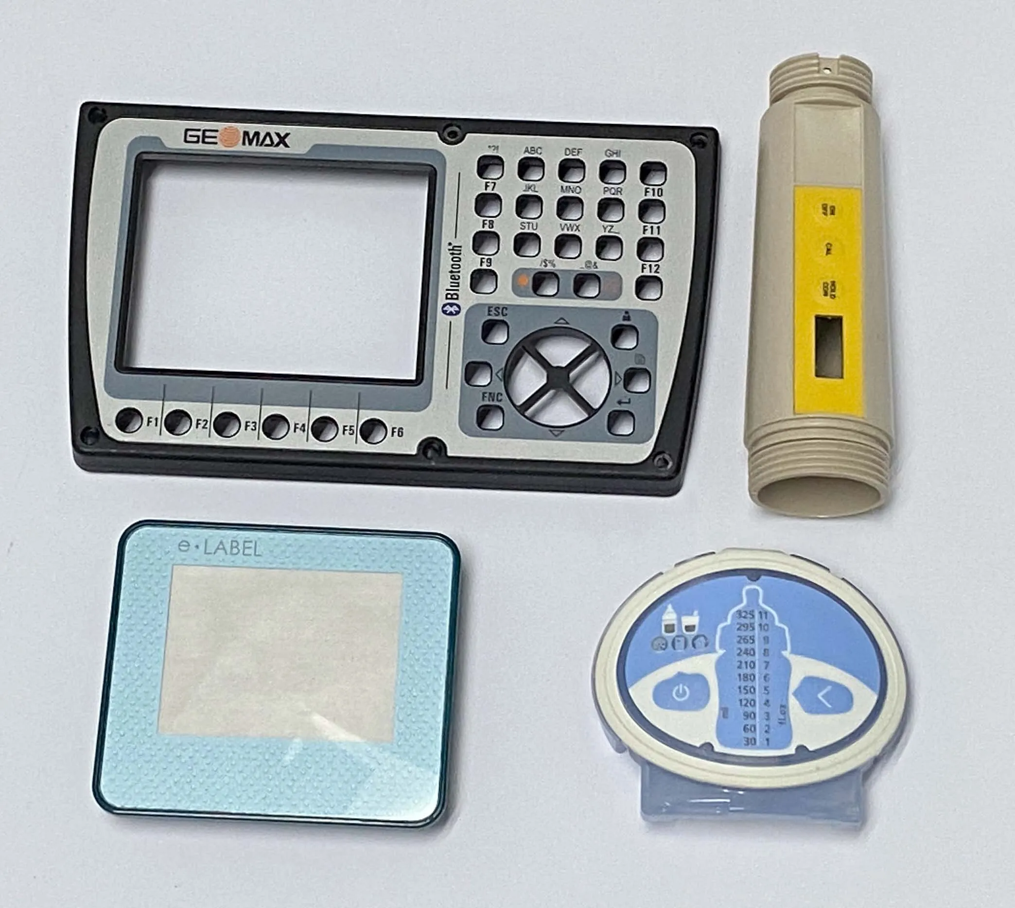 Customized Design graphic overlay from Singapore Usage Application keypad embossed buttons polycarbonate