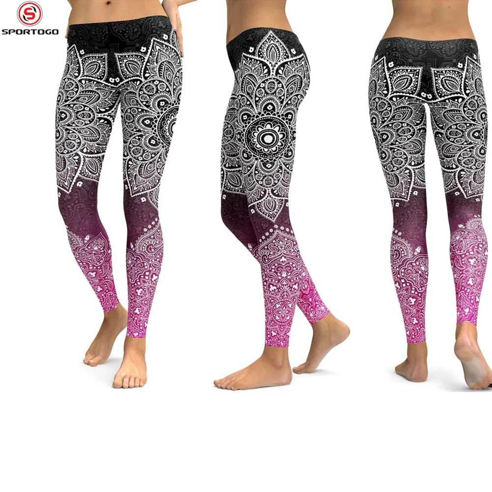  Штаны для йоги с принтом женские Уникальные леггинсы фитнеса спортивные Леггинсы тренировок и бега сексуальный тренажерный зал
