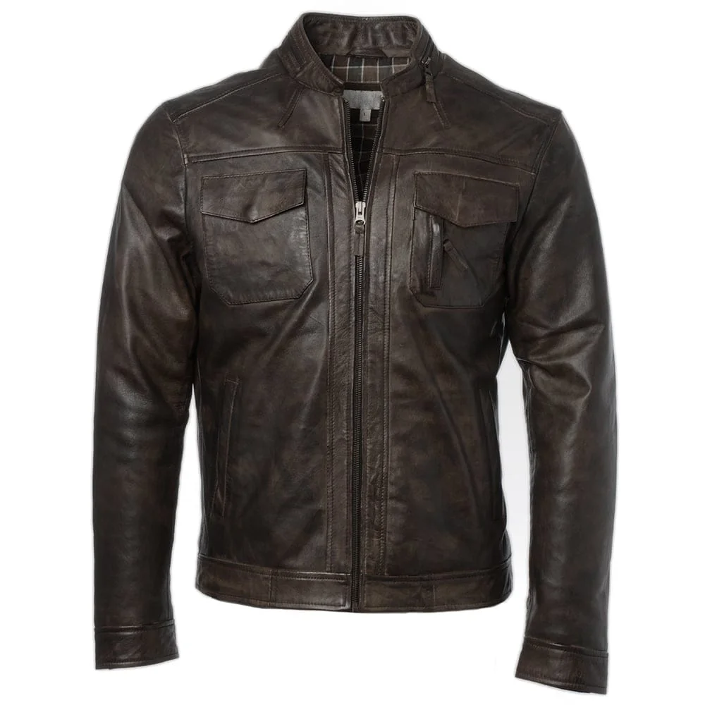 New Design Top Quality Pure 100% Leather Jacket