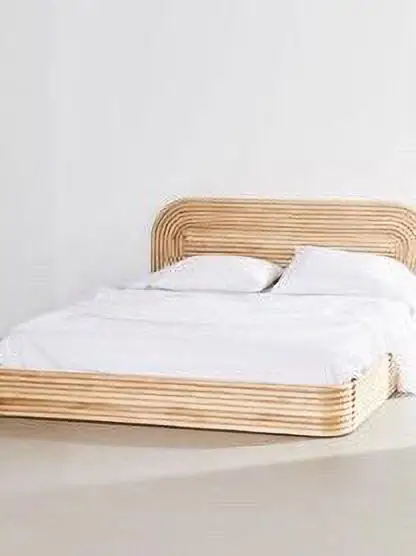 
New - fashioned Modern Bamboo Bed Vietnamese style custom size Premium Quality Low Price from manufacturer 
