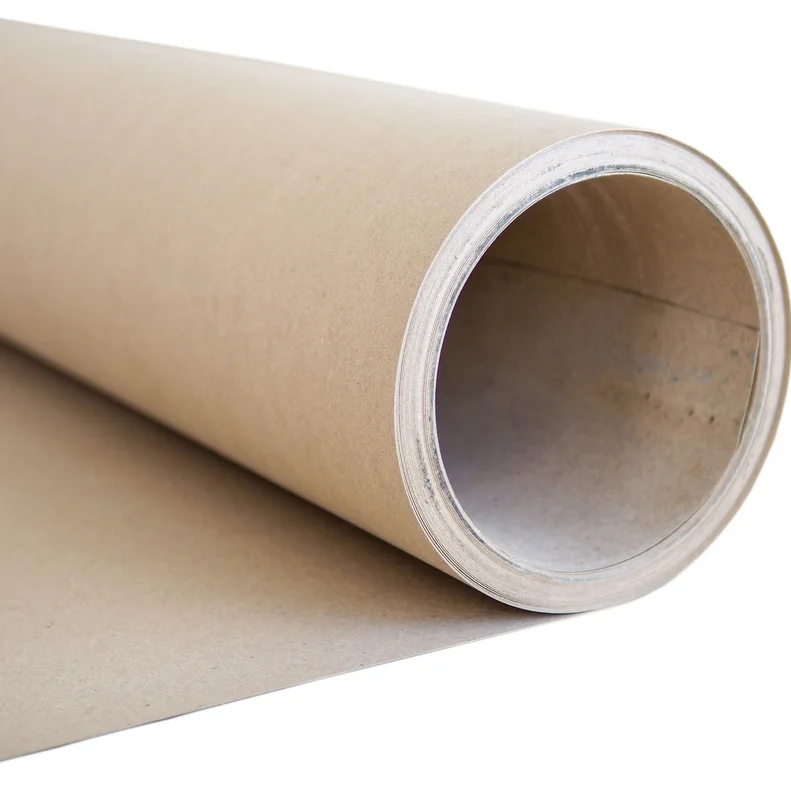 Paper Roll Protective Flooring with Uncoated Brown Color Used in Painting or Renovating