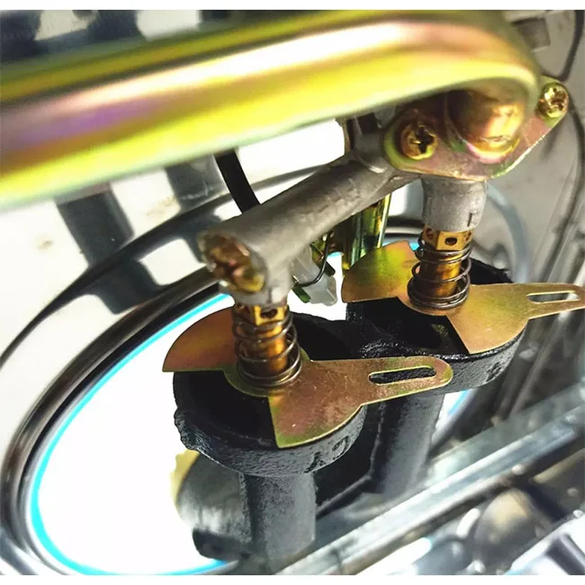 Good Performance Quality Bowei Stainless Steel Double Gas Stove Kitchen Appliances May Return and Replacement After-sales