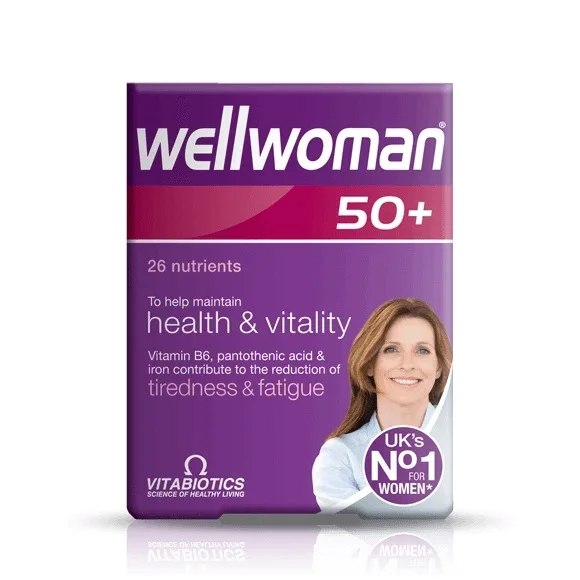 
Vitabiotics Wellwoman 50+, EAN 5021265223602, Wellwoman Vitabiotics 50+ 30 Tablets 