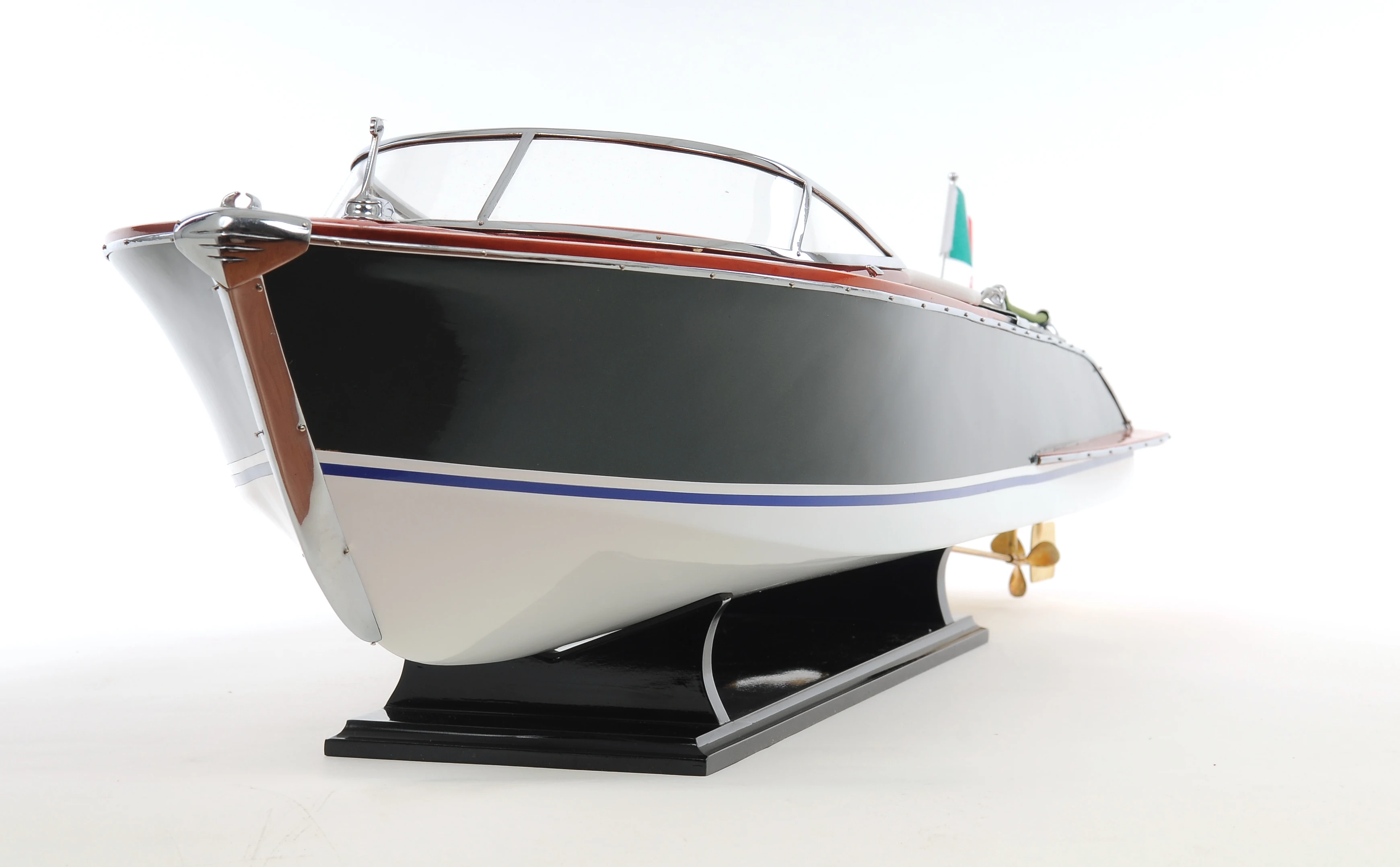 Riva Aquariva Реплика окрашенная средняя ручная работа деревянная лодка Модель-копированная