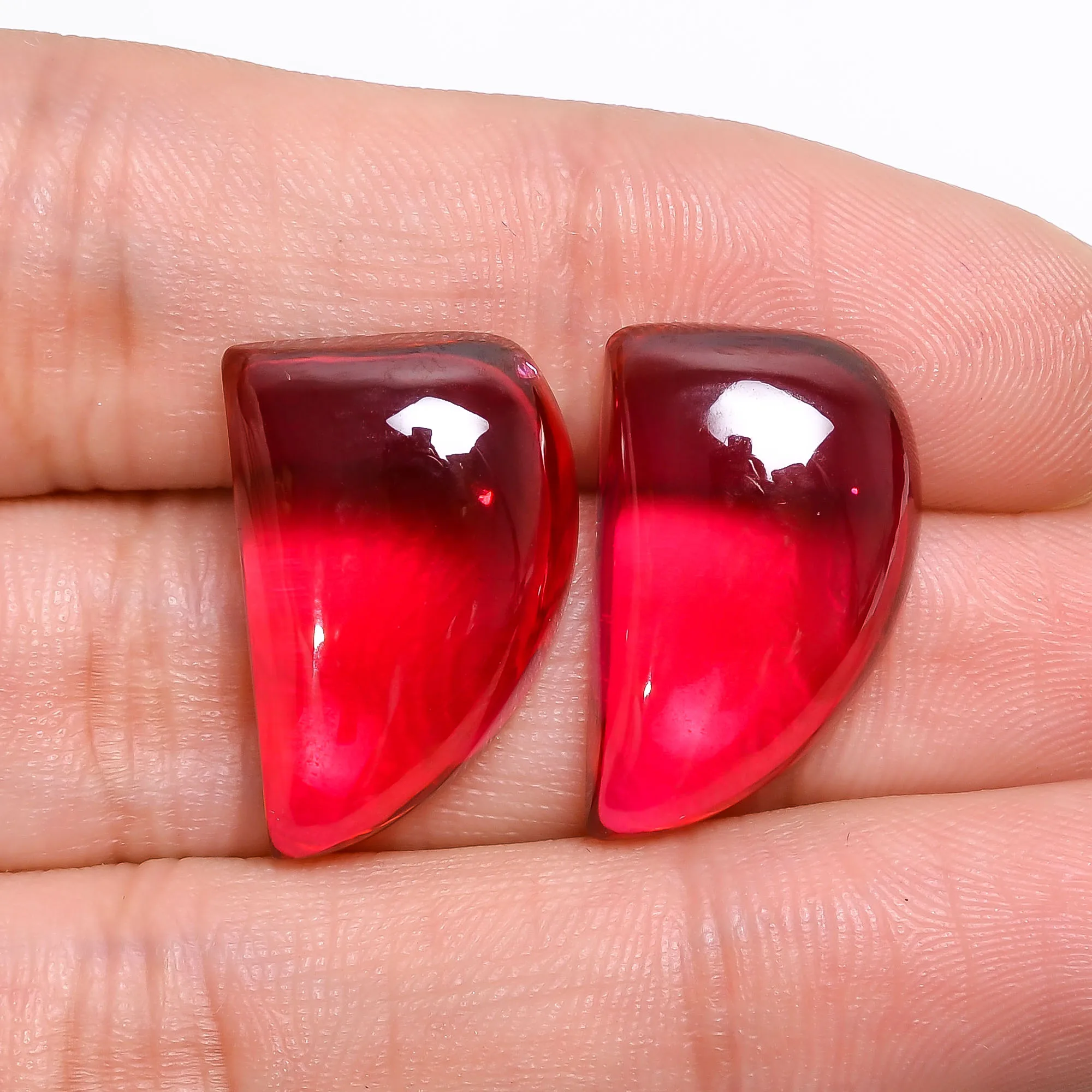 Ruby fancy cabochon Natural Corundum Ruby fancy Shape cabochon Cut Stone Gemstone
