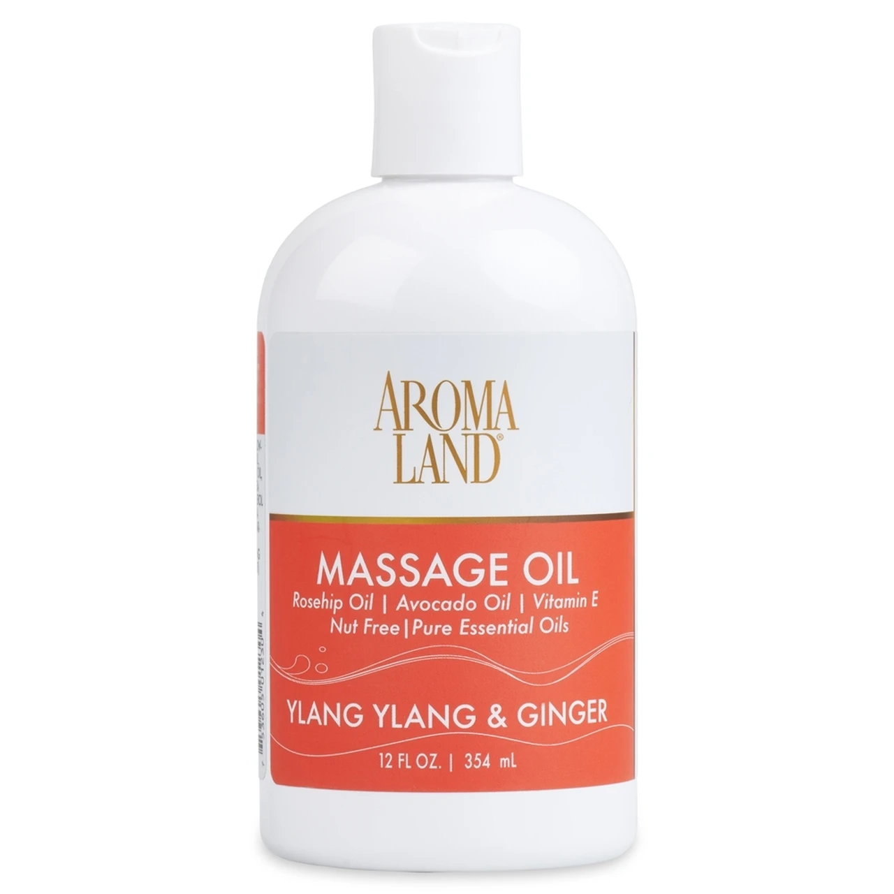 AROMALAND NATURAL MASSAGE & BODY OIL WITH ESSENTIAL OILS - YLANG GINGER 1 GALLON