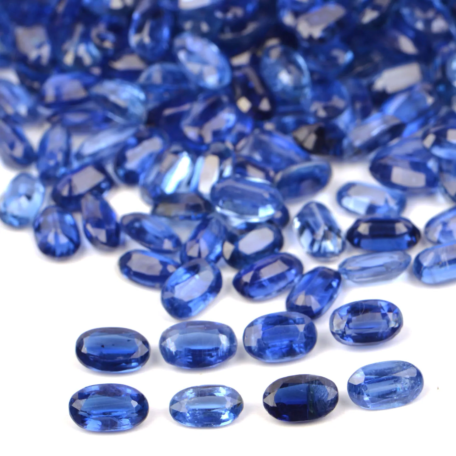  Натуральный Кианит овальной формы граненые камни высокого качества кианитовые