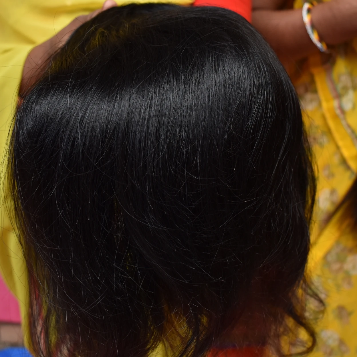 Natural Cuticle Aligned Wholesale 100% Virgin Straight Indian Temple Bundle Remy Human hair