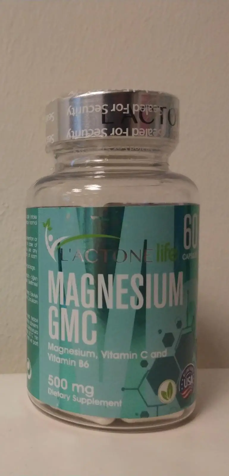  Lactone Magnesium GMC 500 mg turkey manufacturer wholesale private label