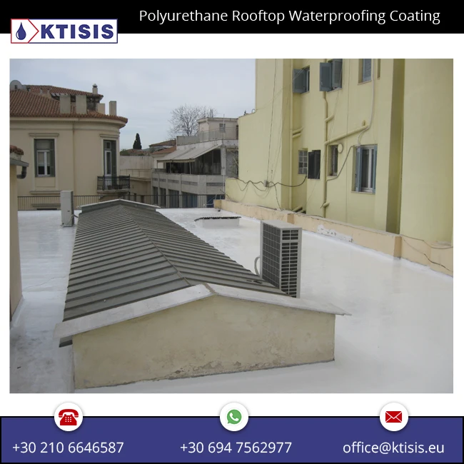 
Resistant to Ponding Water and Freezing Temperatures Polyurethane Waterproofing Coating for Roof 