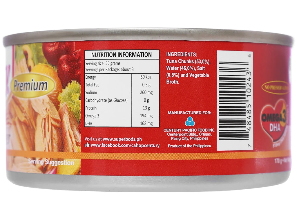 Консервированный тунец века куски в соли 170 г пищевая продукция консервированная рыба Лучшая цена