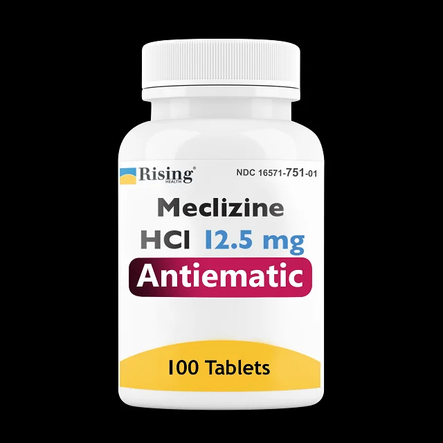Meclizine HCL 12.5mg Antiemetic 100 Tablets