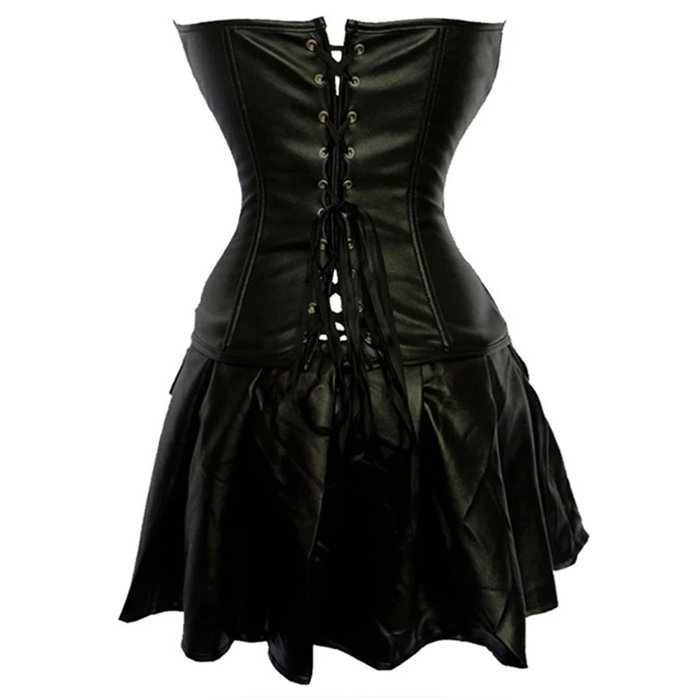 
 Экологичный женский кожаный корсет, черный кожаный корсет из дышащей кожи, кожаный корсет  