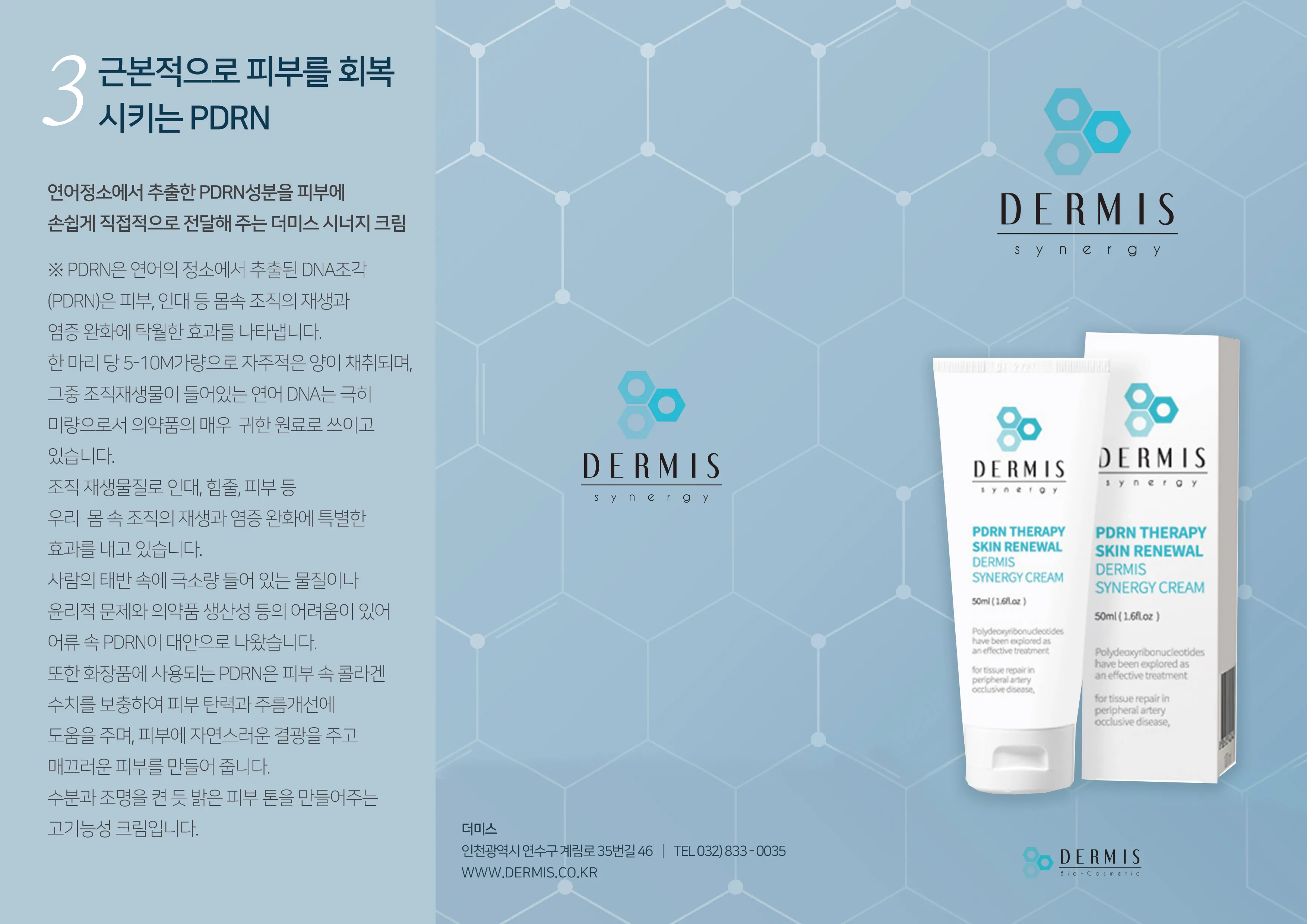 PDRN Therapy Skin Renewal Korean Dermis Synergy Daily Cream with the  functions of whitening and anti-aging