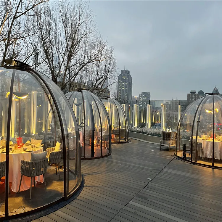 House Bed Tent Storm Snow Proof Customized Use Modern Prefab Geodesic Mini Tent House  Outdoor Inflatable House Tent