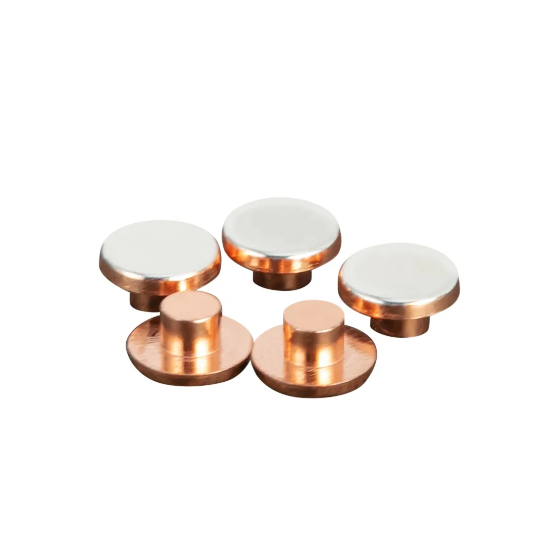 
 AgNi Silver Electrical contact Copper rivet  Top Quality Silver Electrical Contact  
