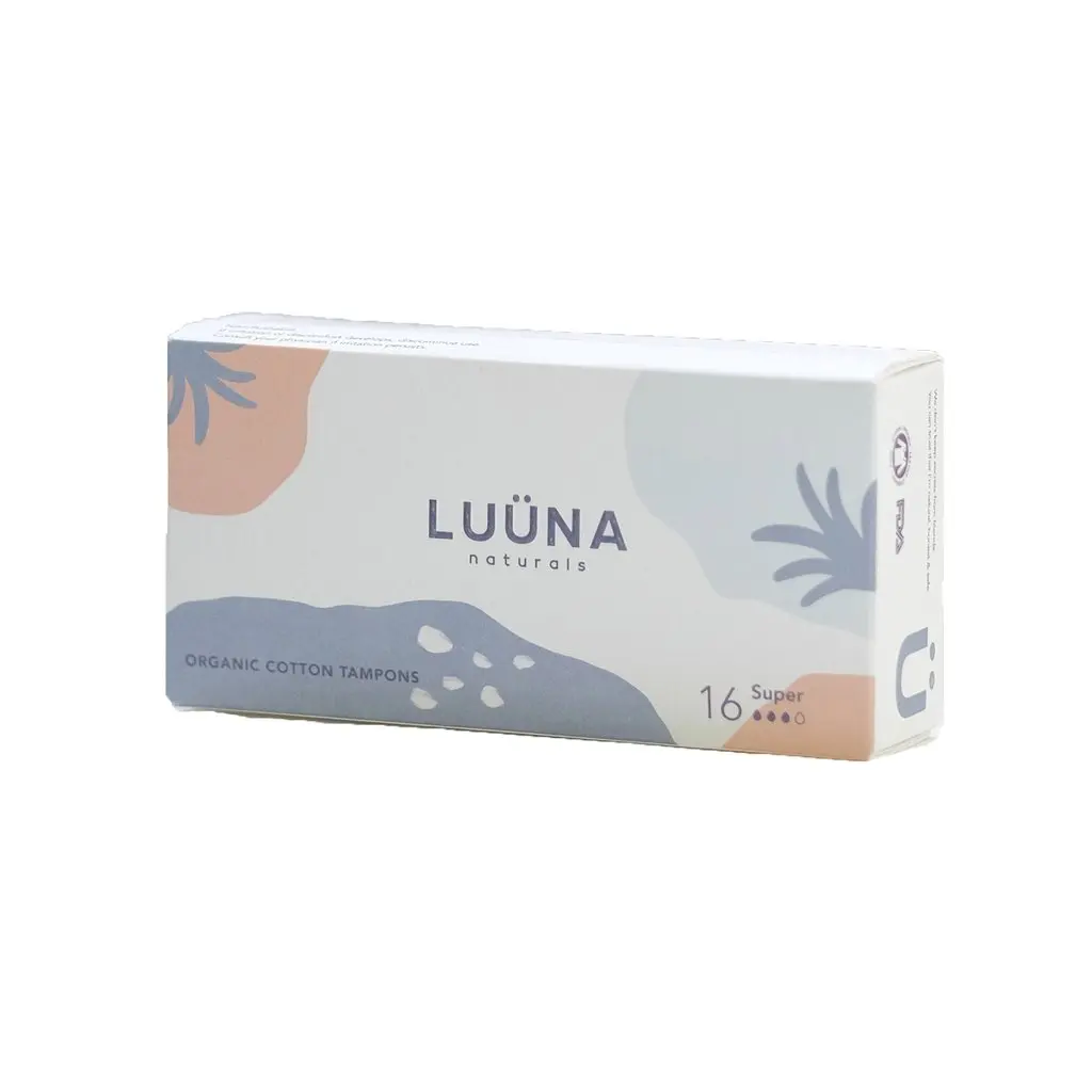 
Luuna Organic Cotton Super regular Female Comfort Tampon 16 pcs 8 pcs Tampons for ACTIVE WOMEN 