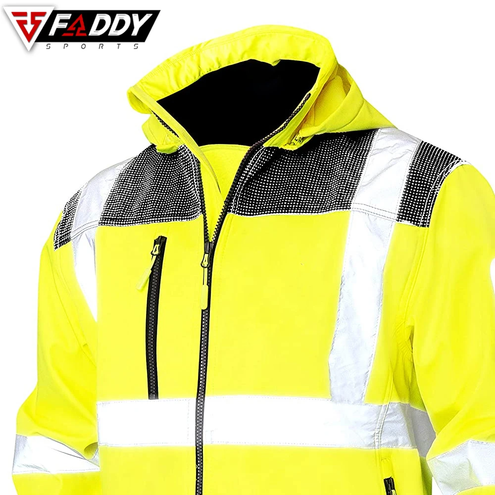 
2021 Men New Model Safety Men Clothing Autumn Work Clothes Cotton Reflective Work Jacket 