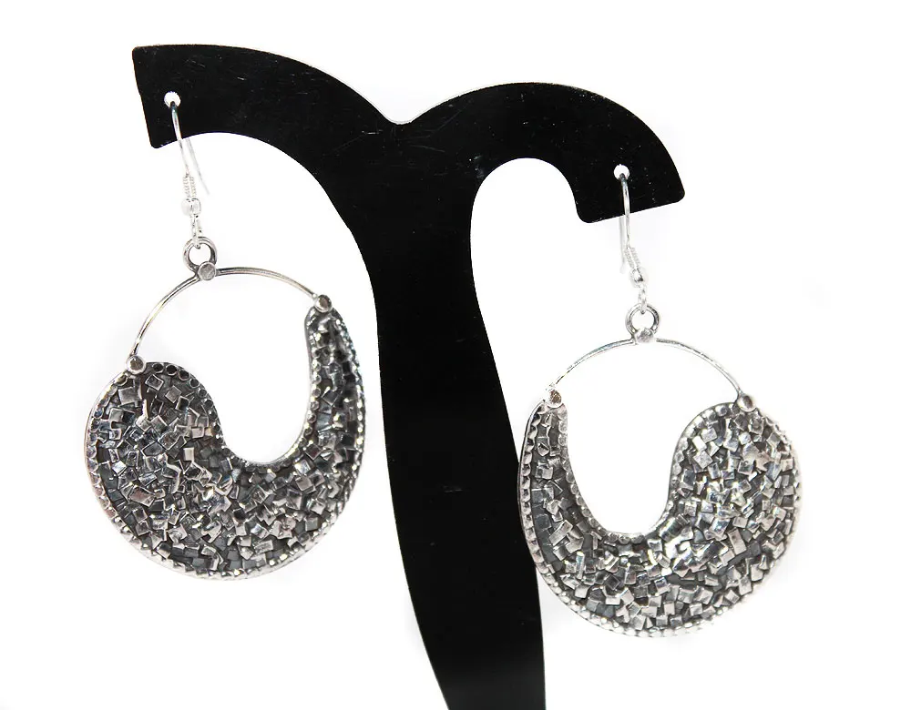 Beautiful Vintage Silver designer 925 Solid Sterling Silver Oxidized Earring Jewelry For Woman Wholesaler
