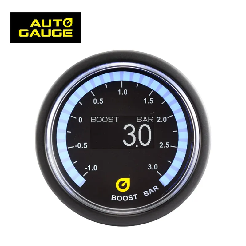 
52mm Aluminum Rims OLED Display Digital Outer 30 LED with wideband Gauge for car  (62016459451)