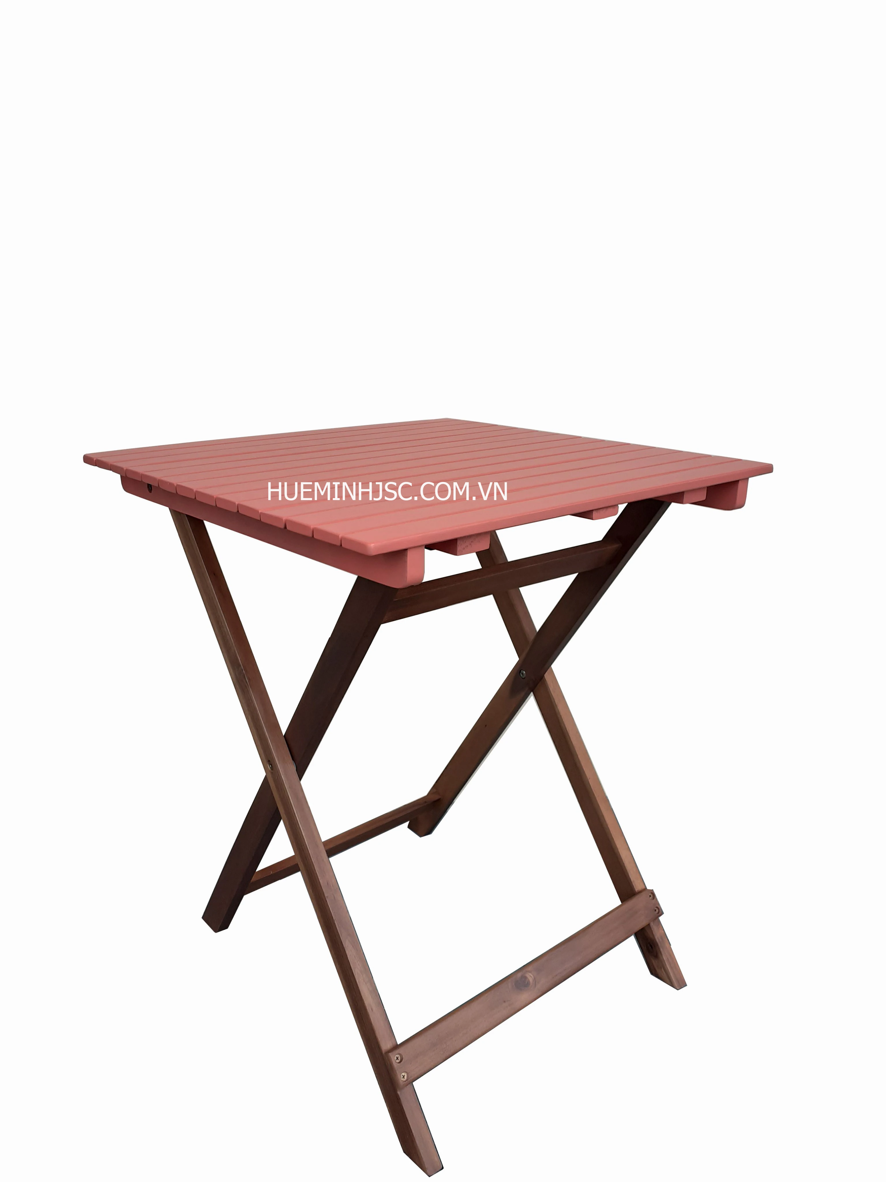 Outdoor Furniture Bistro table sets High quality Vietnamese acacia wood folding table and chair set