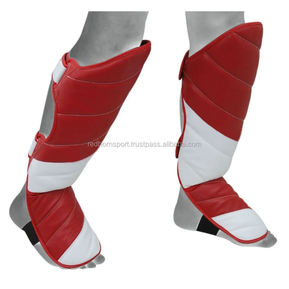 RHS MMA Shin Instep Guard Leg Pads Protective Muay Thai Boxing Training Kickboxing, Boxeo Shin Guards, Custom Shin Protectors