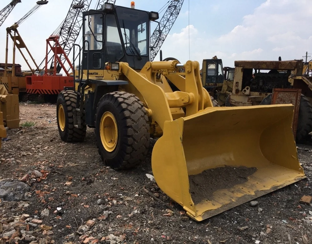 Fuel-efficient Komatsu Machine WA320 Wheel Loader for sale , Used Komatsu Loader at low working hours