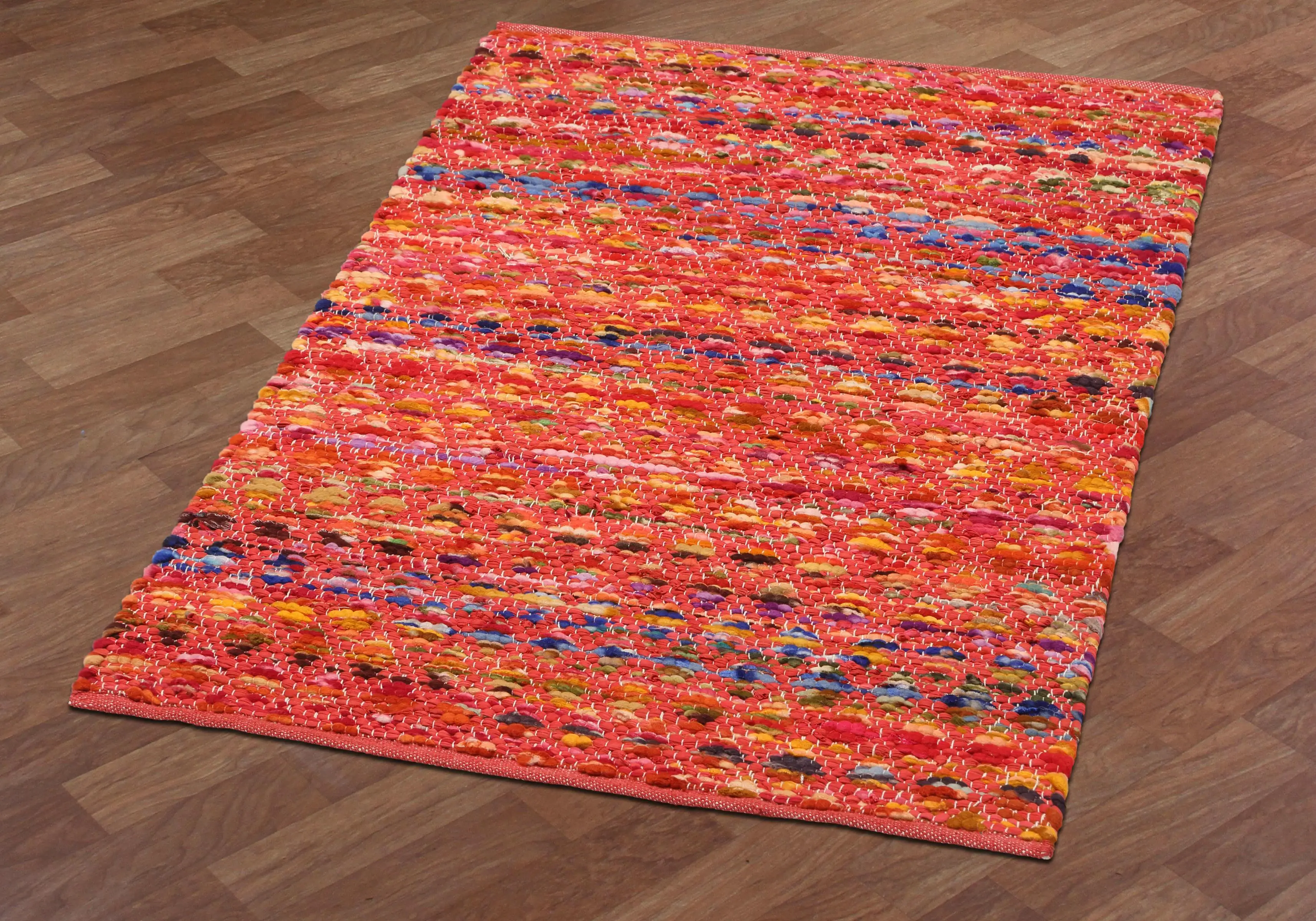 customised cotton rag rug durries