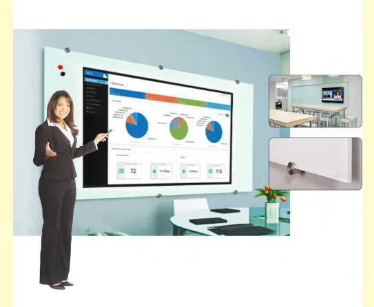 Magnetic Glass Writing Cum Projection Boards