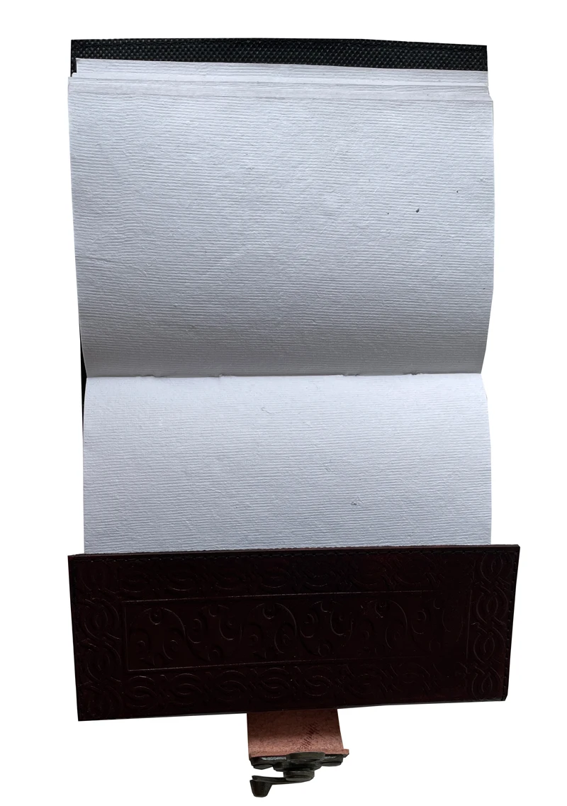 Vintage Celtic Knot Embossed Genuine Leather Journal Handmade Blank Cotton Paper A5 Notebook Hardcover Diary With Antique C Lock