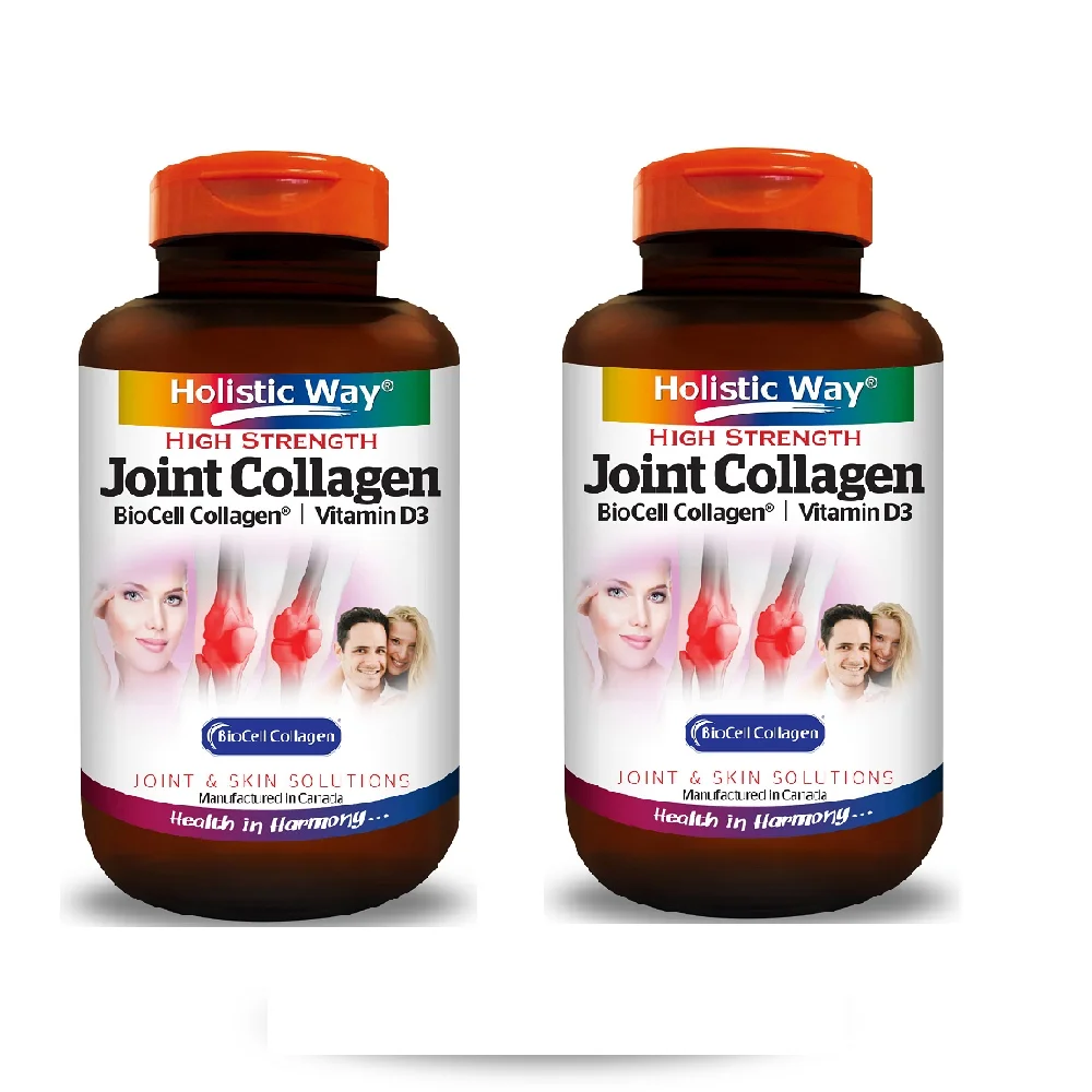 Canada Good Quality High Strength Joint And Skin Solution 60 Vegetarian Capsules Holistic Way Joint Collagen