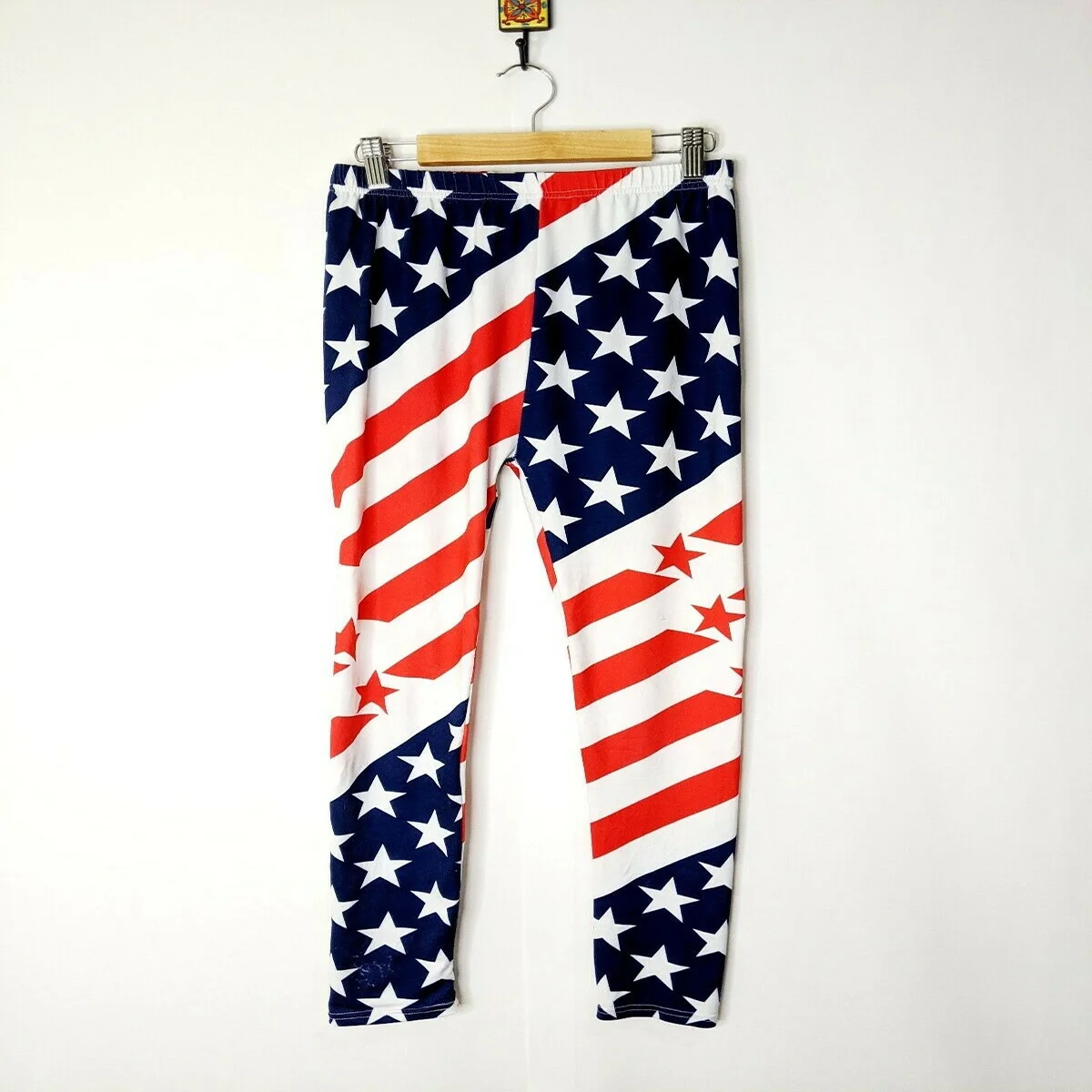 new seamless USA Flag Print Legging Woman Tights Legging