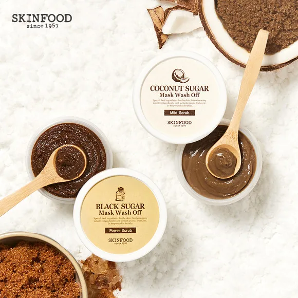 [SKIN FOOD] black sugar mask wash off 100g _ KOREA COSMETIC