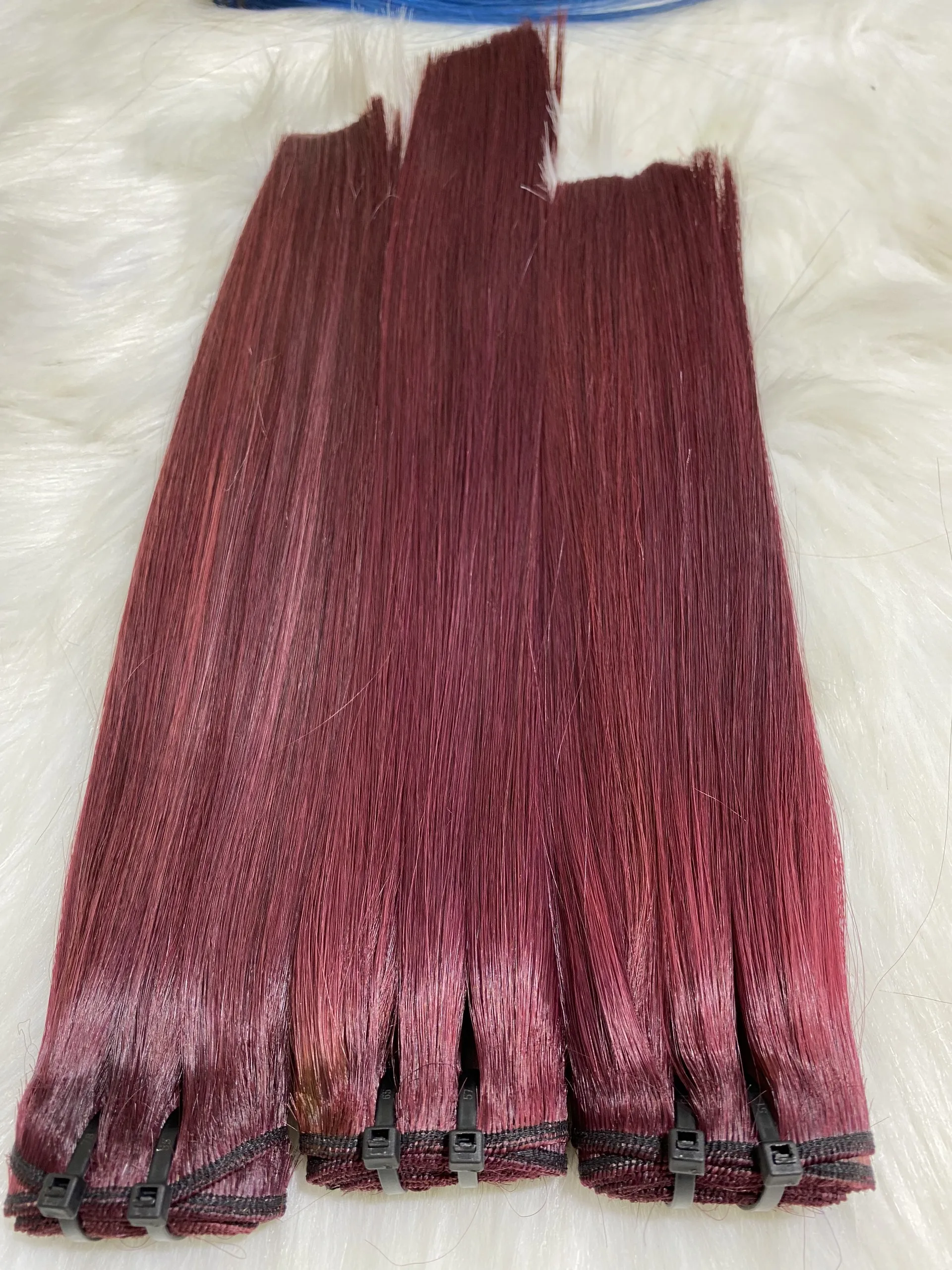 Супер двойные натуральные прямые человеческие волосы. 10 А волосы из Вьетнама