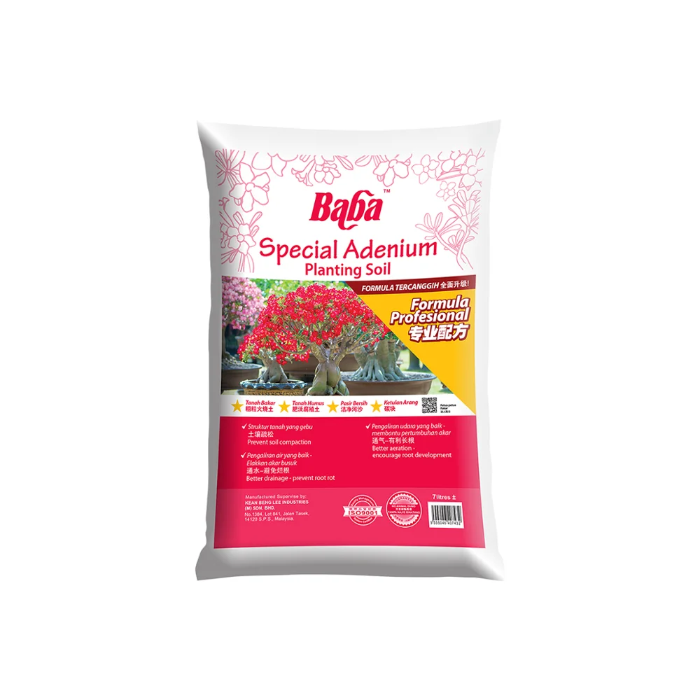 Baba Smart Grow Special Pro Adenium Planting Soil Formula for Home and Garden (7L) Supplier in Malaysia